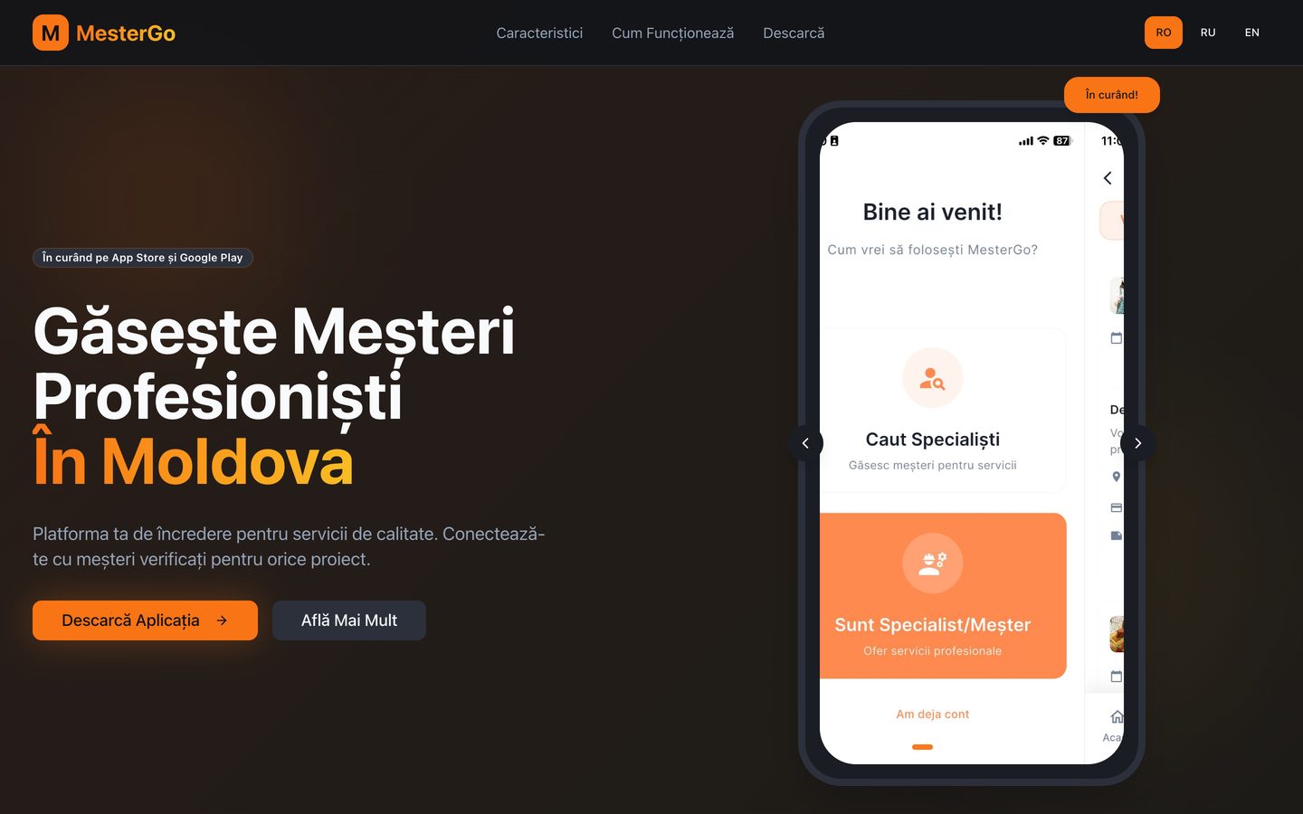 mestergo product interface